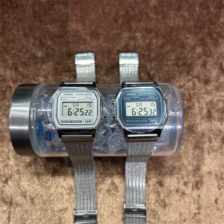 CASIO】新作のメッシュバンド仕様のCASIOのデジタル時計のご紹介