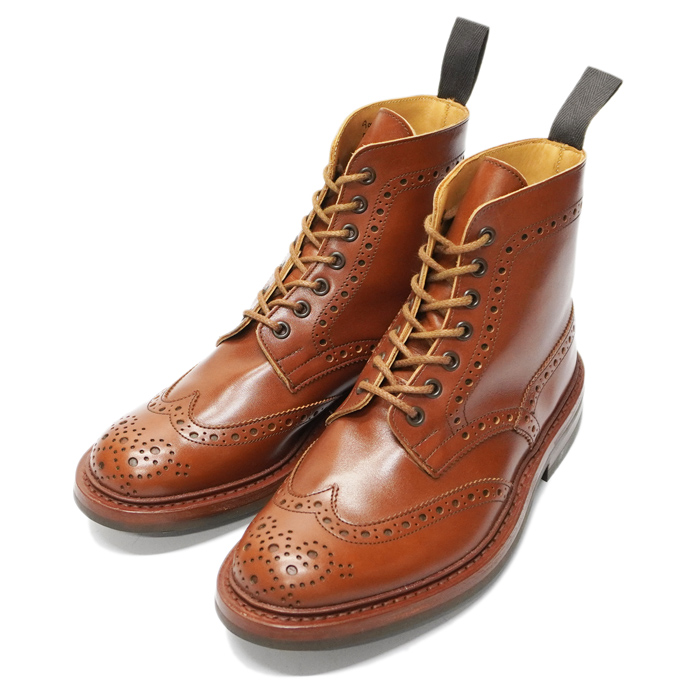 Tricker's（トリッカーズ）カントリーブローグブーツ（ダイナイト