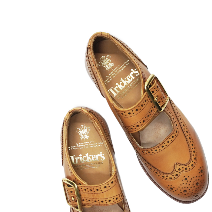 Tricker's（トリッカーズ）Mary Jane Brogue Shoes（メリージェーン