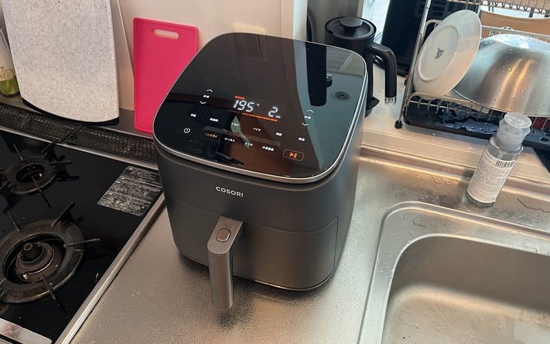 COSORI TurboBlaze 6.0L ノンフライヤー』レビュー、6L大容量、乾燥