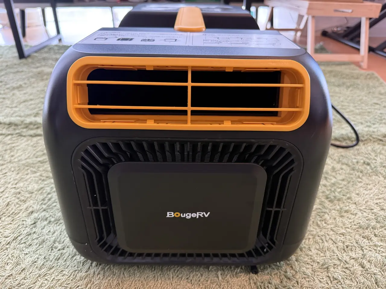 BougeRV ポータブルエアコン 3500BTU』レビュー、工事不要で利用可能