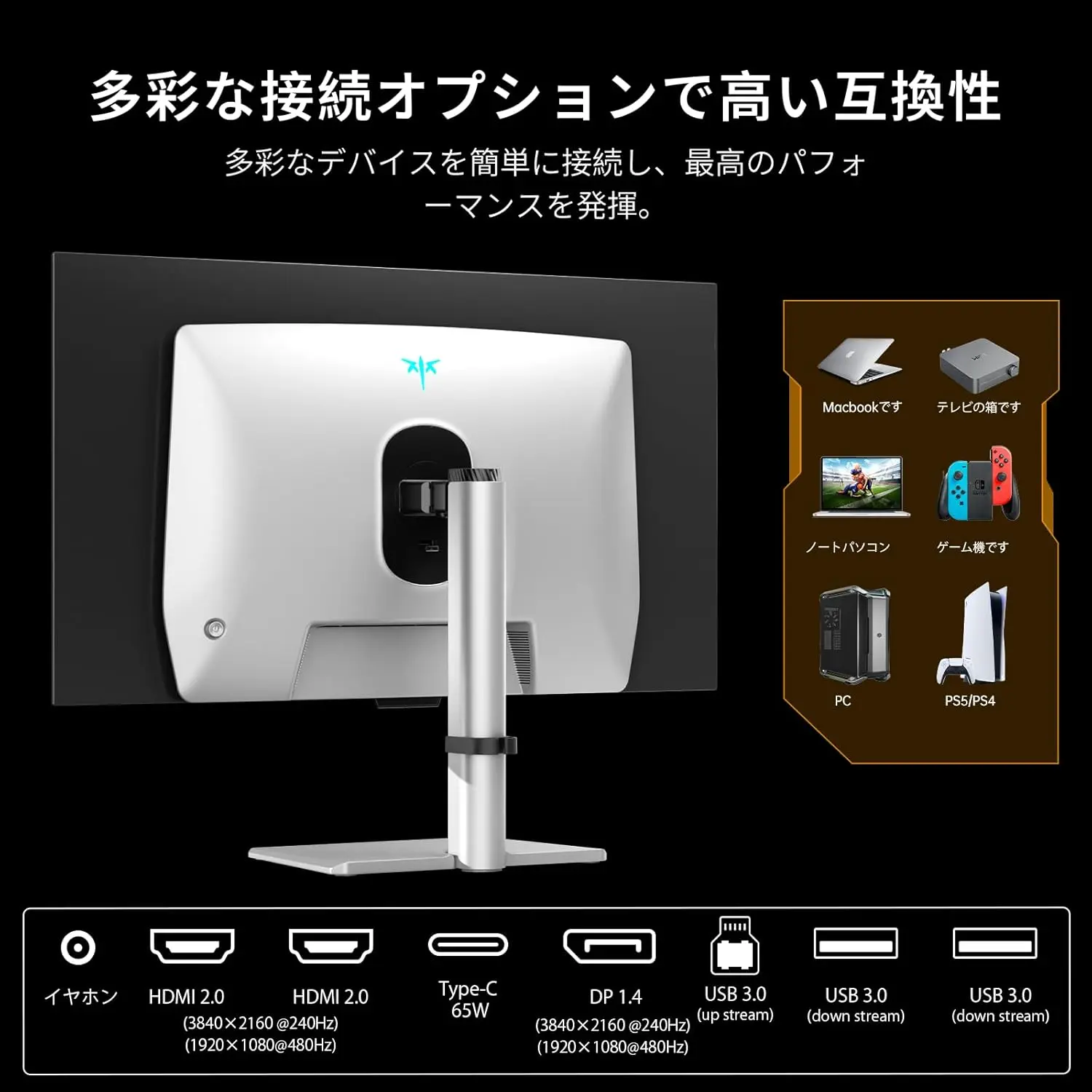 KTC G32P5』レビュー、0.03ms応答・最高480Hz対応、ガチゲーマー向けの