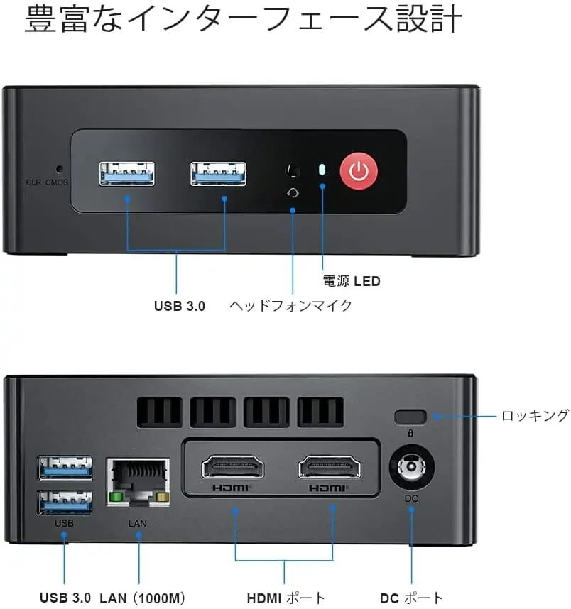 Beelink MINI S』レビュー | リーズナブルで実用的な性能のミニPC