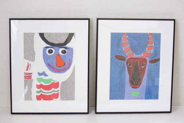 Erik Hoglundエリック・ホグラン リトグラフ(フレーム付）/COW