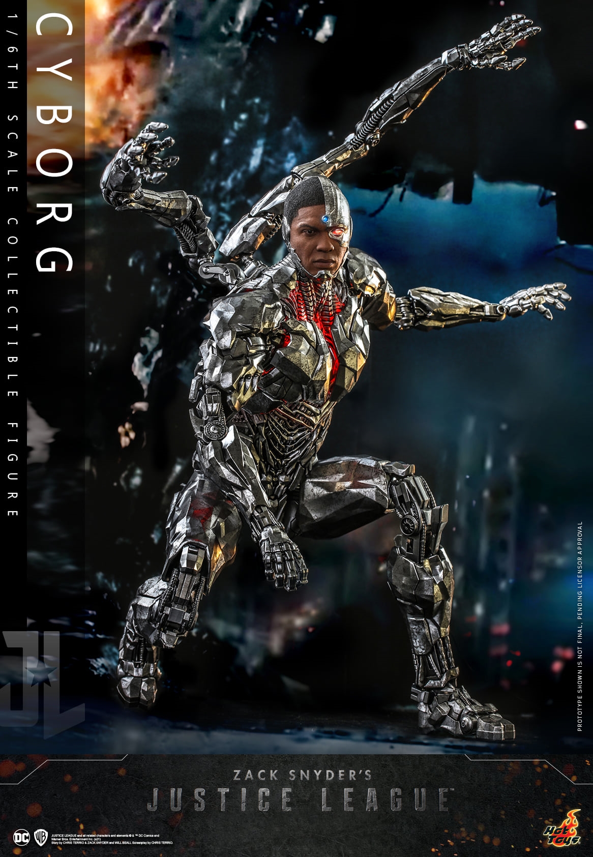 Cyborg - Zack Snyder's Justice League - Hot Toys 1/6 Scale