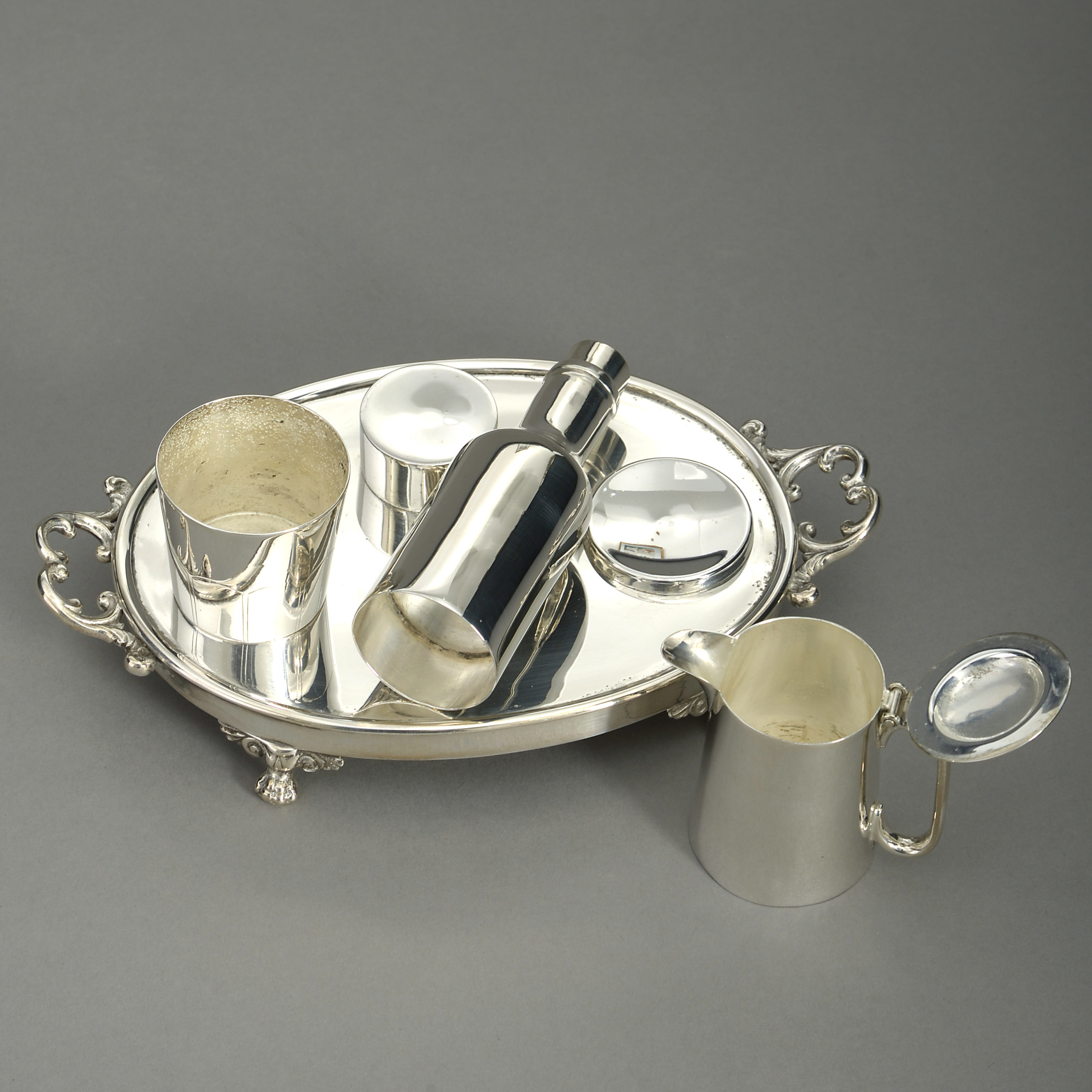 Victorian Period Mappin Brothers Silver-Plated Condiments Set
