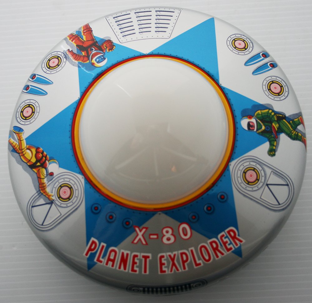 Masudaya MT Japan 60's Planet Explorer X-80 in Box Battery