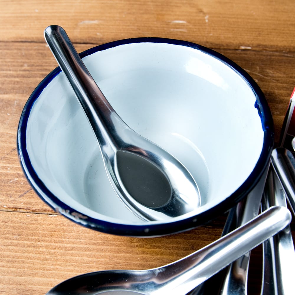 12本セット】ゼブラ社製 タイ屋台のレンゲ6本セット ZEBRA - 13cm の