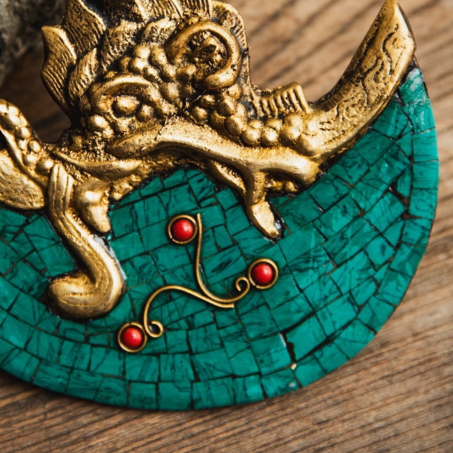 高品質】ターコイズ装飾 チベット仏教法具 - カルタリ カルティカ（曲