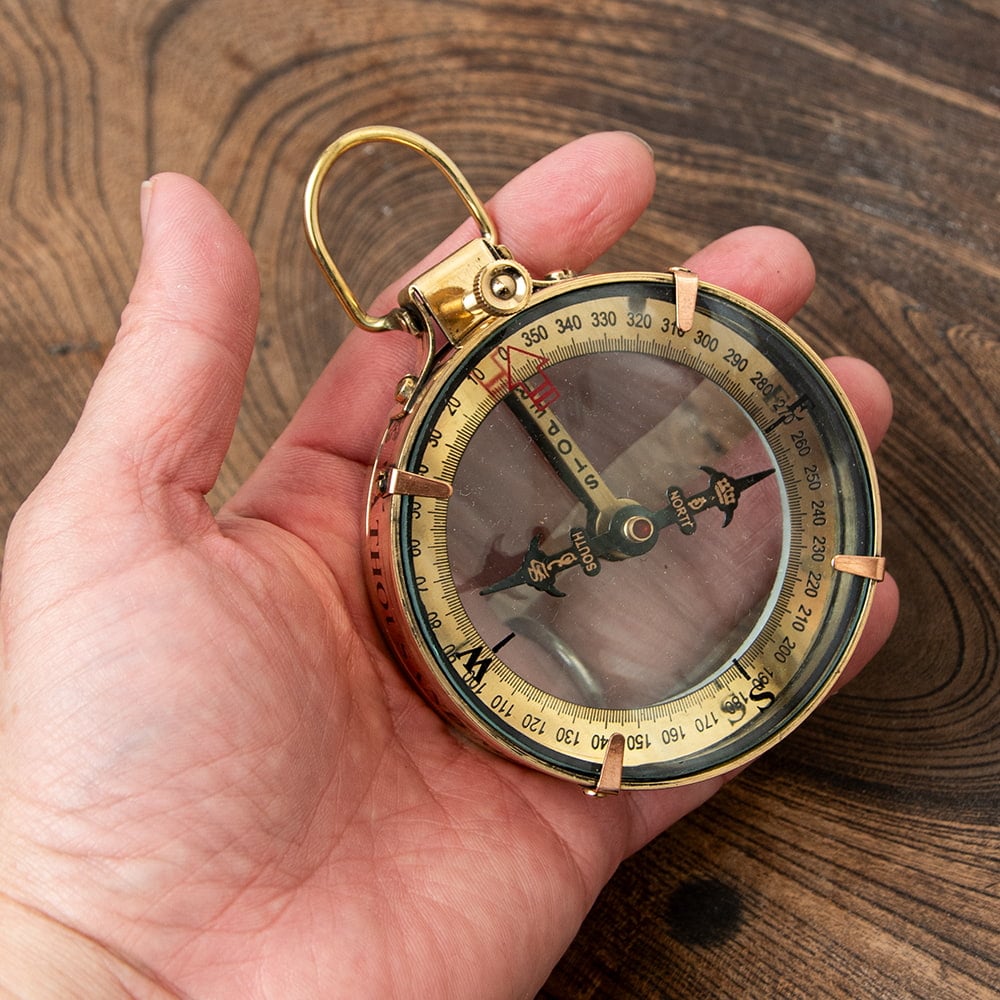 大英帝国時代風 アンティーク調コンパス 直径7.7cm の通販 - TIRAKITA.COM