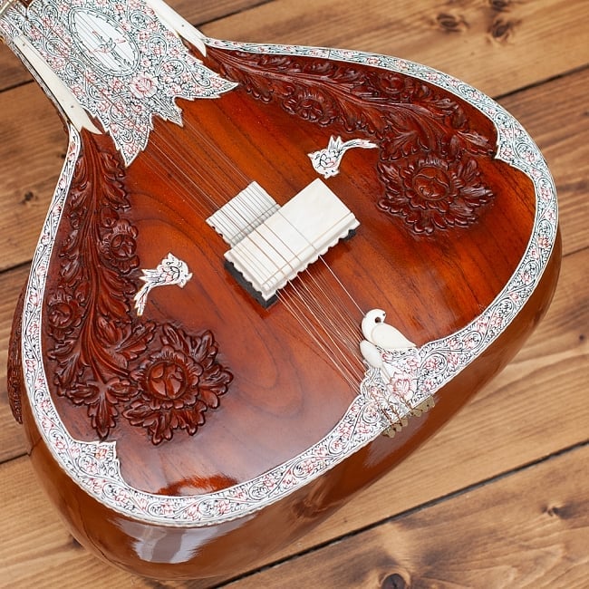 インド品質]一流メーカー製シタールセット（ダブルトゥンバ