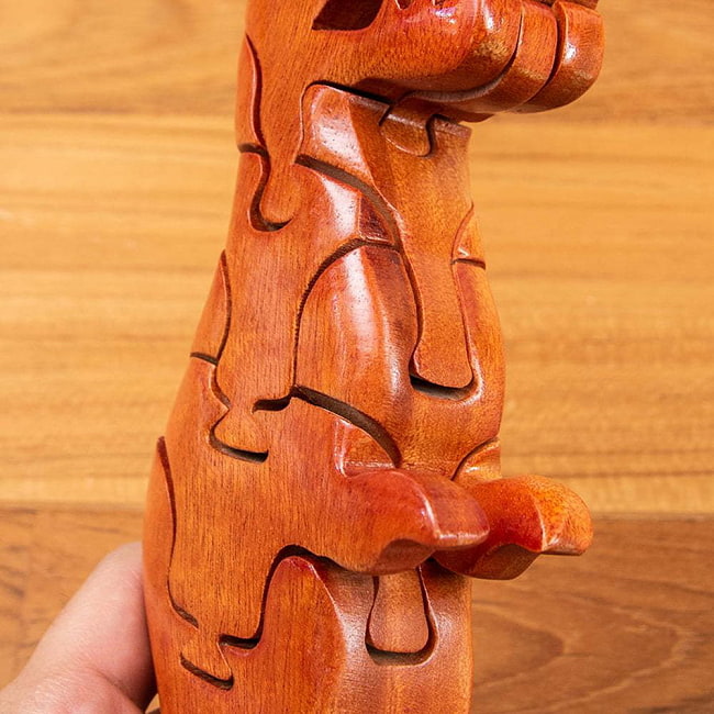 アニマル型立体ジグソーパズル - 立ち上がった恐竜さん の通販