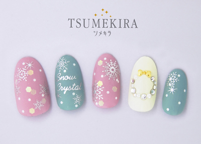 ネイルシール ツメキラ/レジンシール レジンクラブ / Snow Crystal