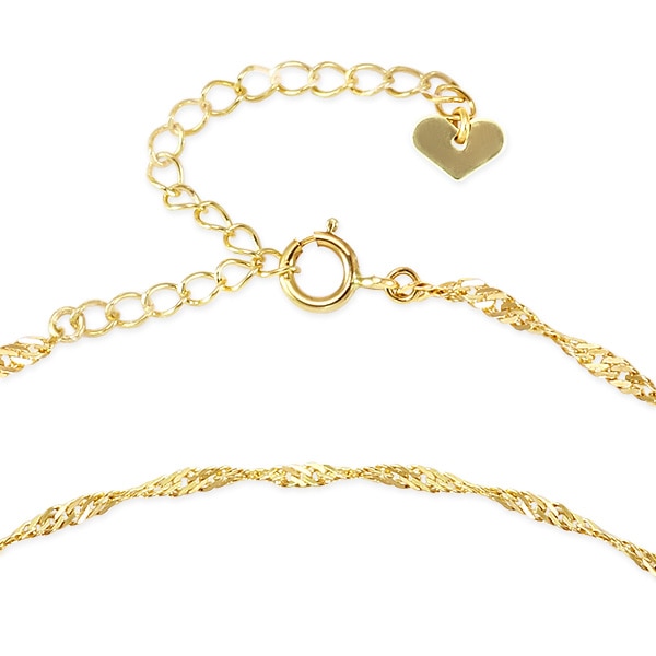 K18イエローゴールドアンクレット(RBL128)|TSUTSUMI（ジュエリーツツミ