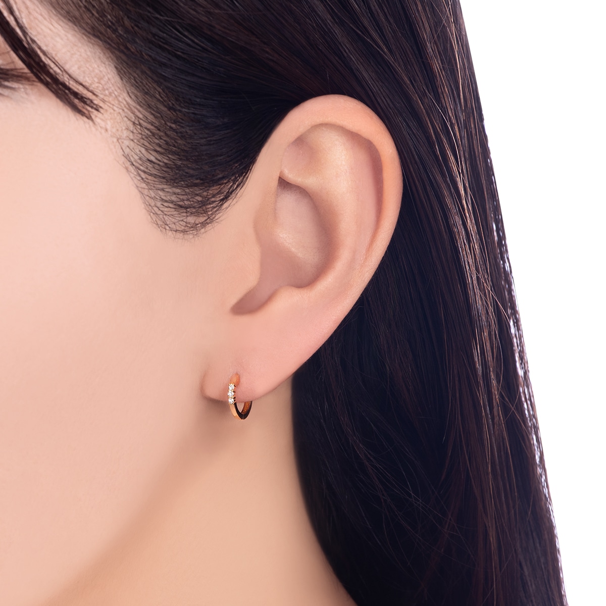 K18イエローゴールドダイヤモンドピアス(RPE450-001)|TSUTSUMI