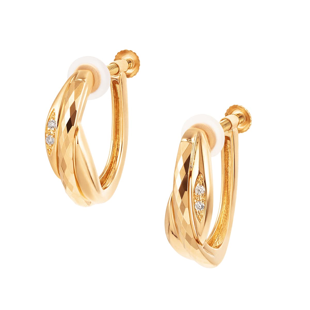 K18イエローゴールドイヤリング(RER460)|TSUTSUMI（ジュエリーツツミ