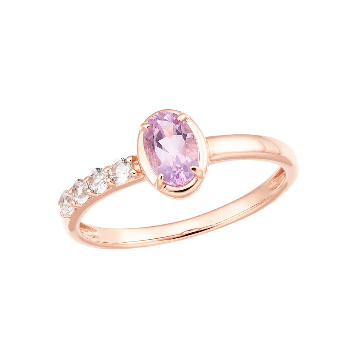 K10イエローゴールドライトアメシストリング(RFR147-002)|TSUTSUMI