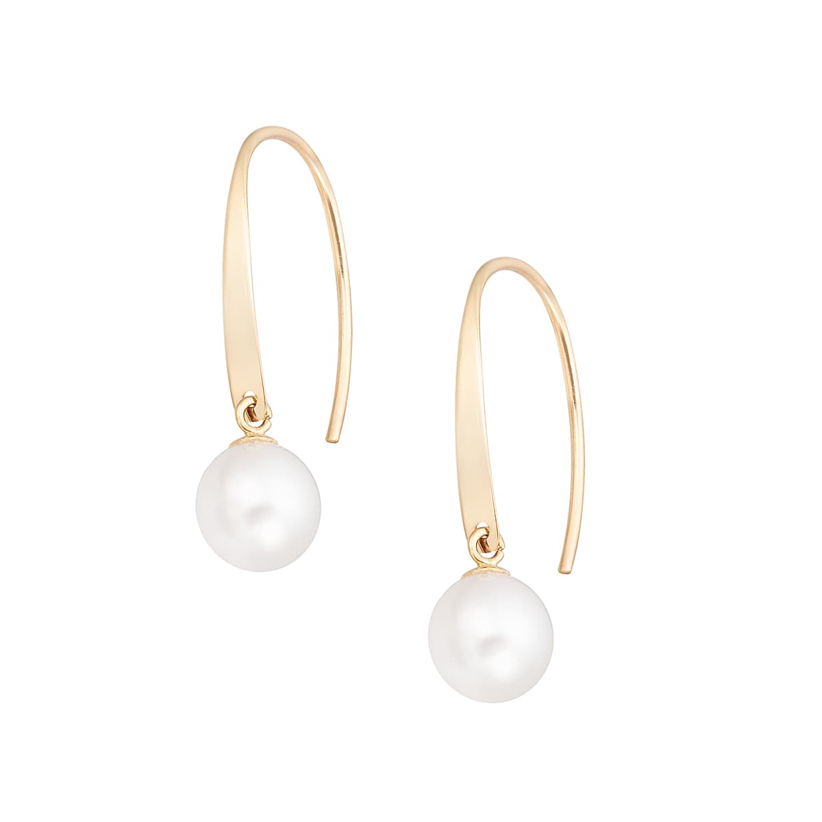 K10イエローゴールド淡水パールピアス（8mm）(RPE491-003)|TSUTSUMI