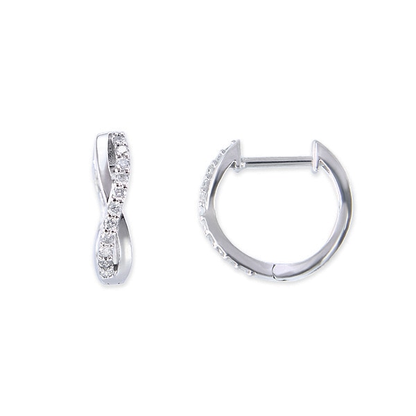 K10ホワイトゴールドダイヤモンドピアス(RPE282-001)|TSUTSUMI