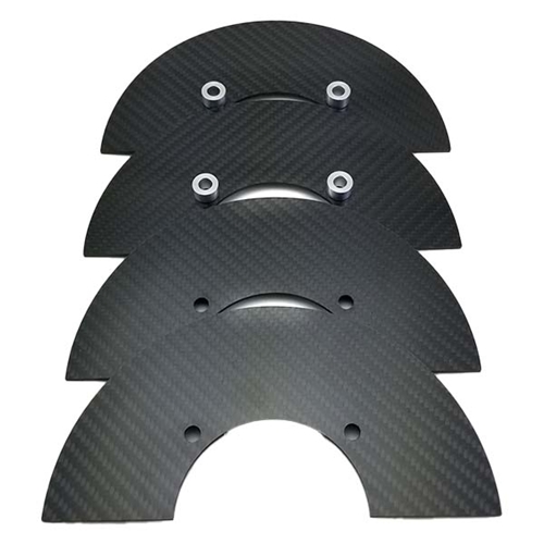 Go Kart Rear Sprocket Guards | Carbon Fiber Sprocket Guard - 4