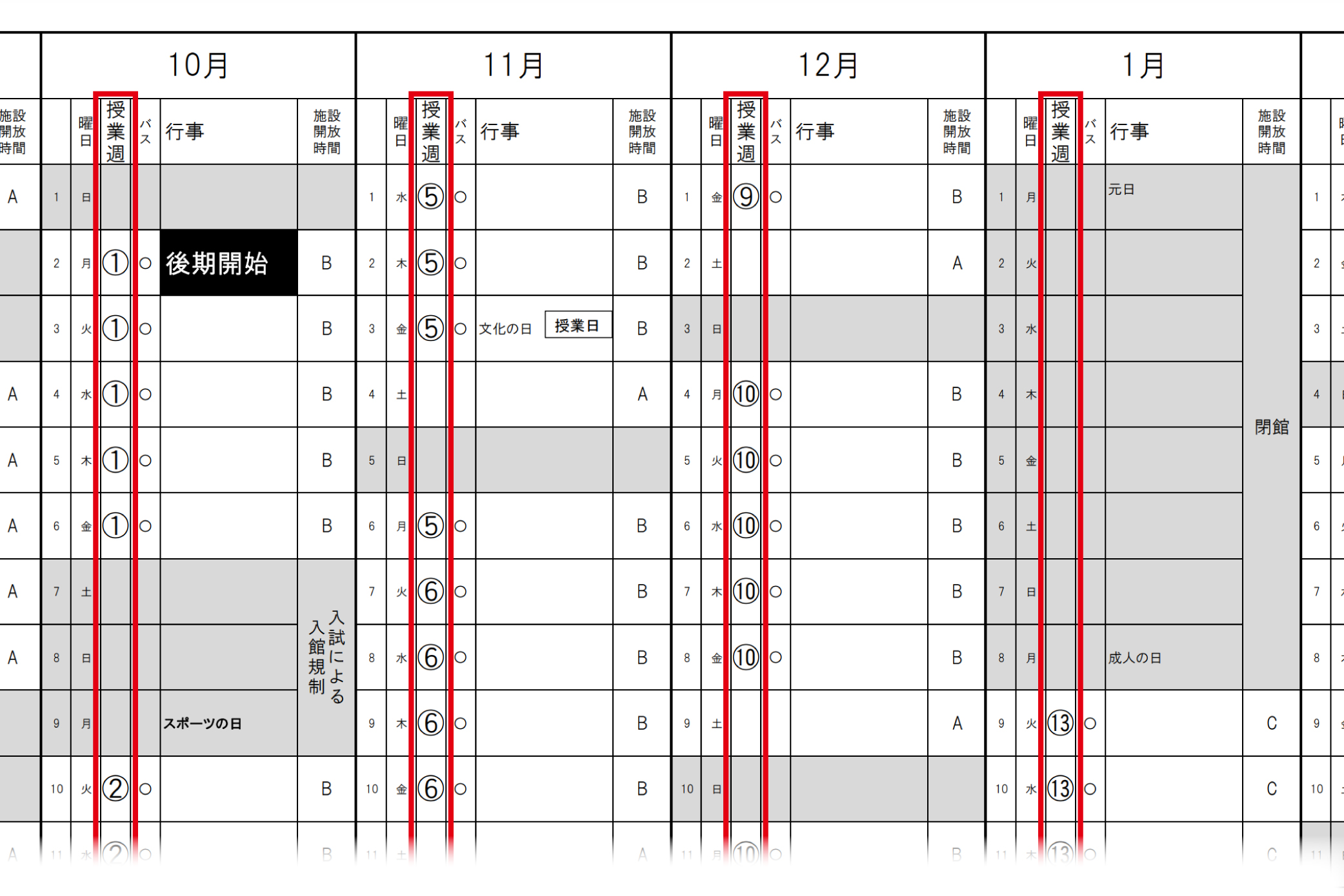 今週から後期の授業がスタート！基本的な授業の仕組みについて | 東北