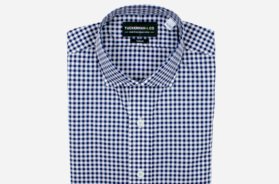 Navy Gingham Check - Tuckerman & Co