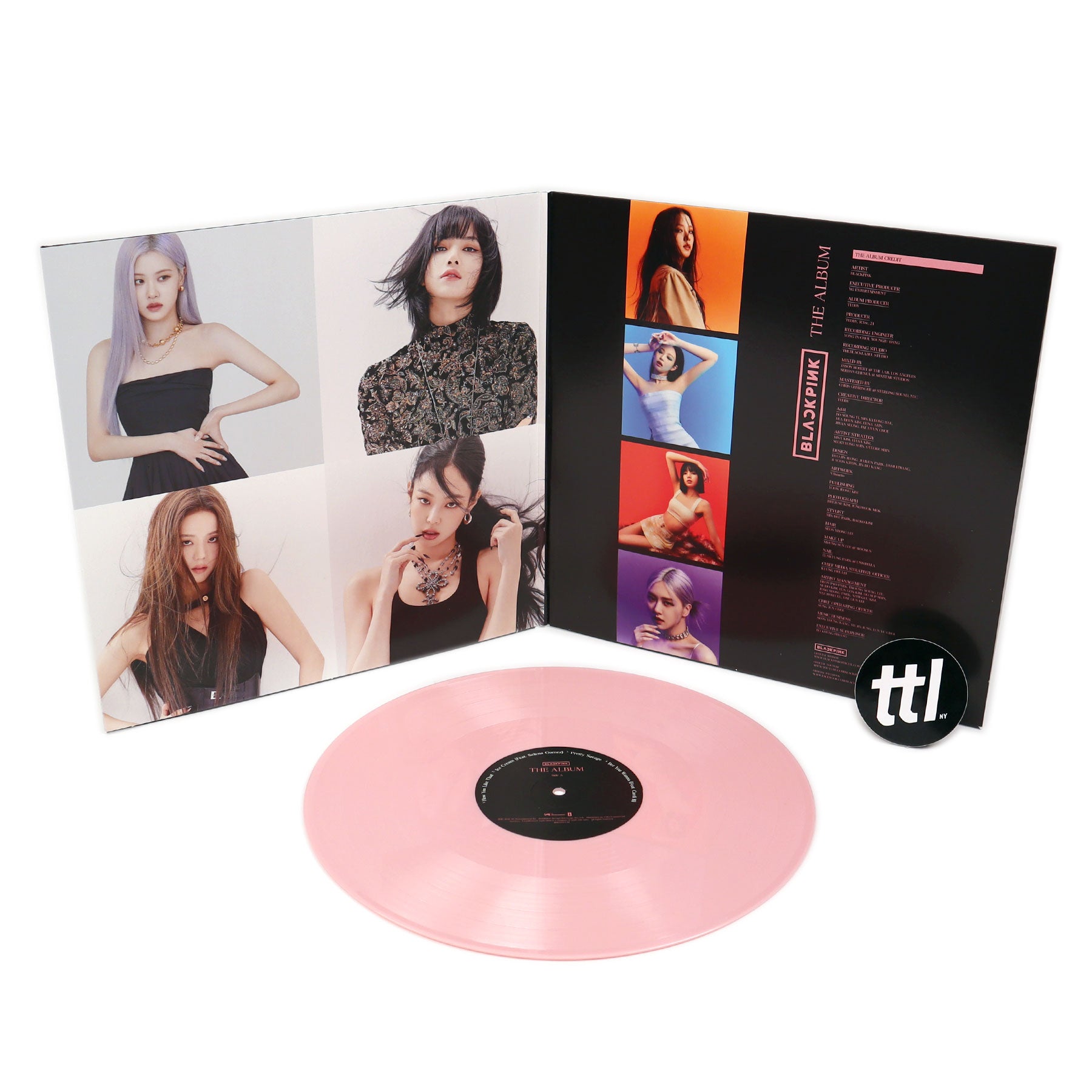 BLACKPINK: THE ALBUM (Pink Colored Vinyl) Vinyl LP – TurntableLab.com