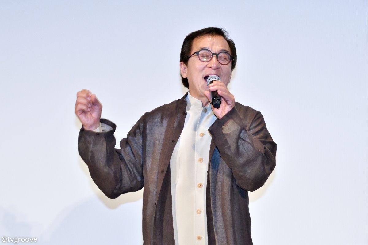 イベントレポート】来日したジャッキー・チェン、自ら生歌を披露し会場