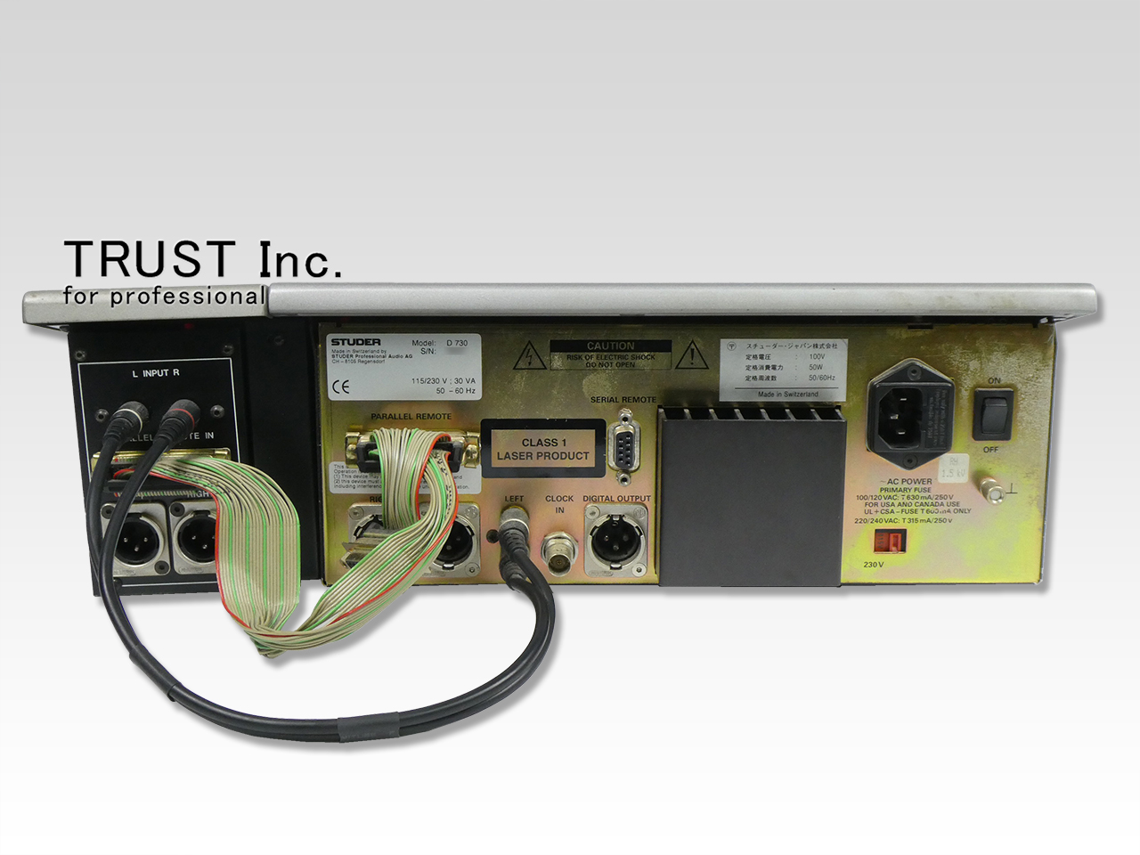 D730 / CD PLAYER【中古放送用・業務用 映像機器・音響機器の店