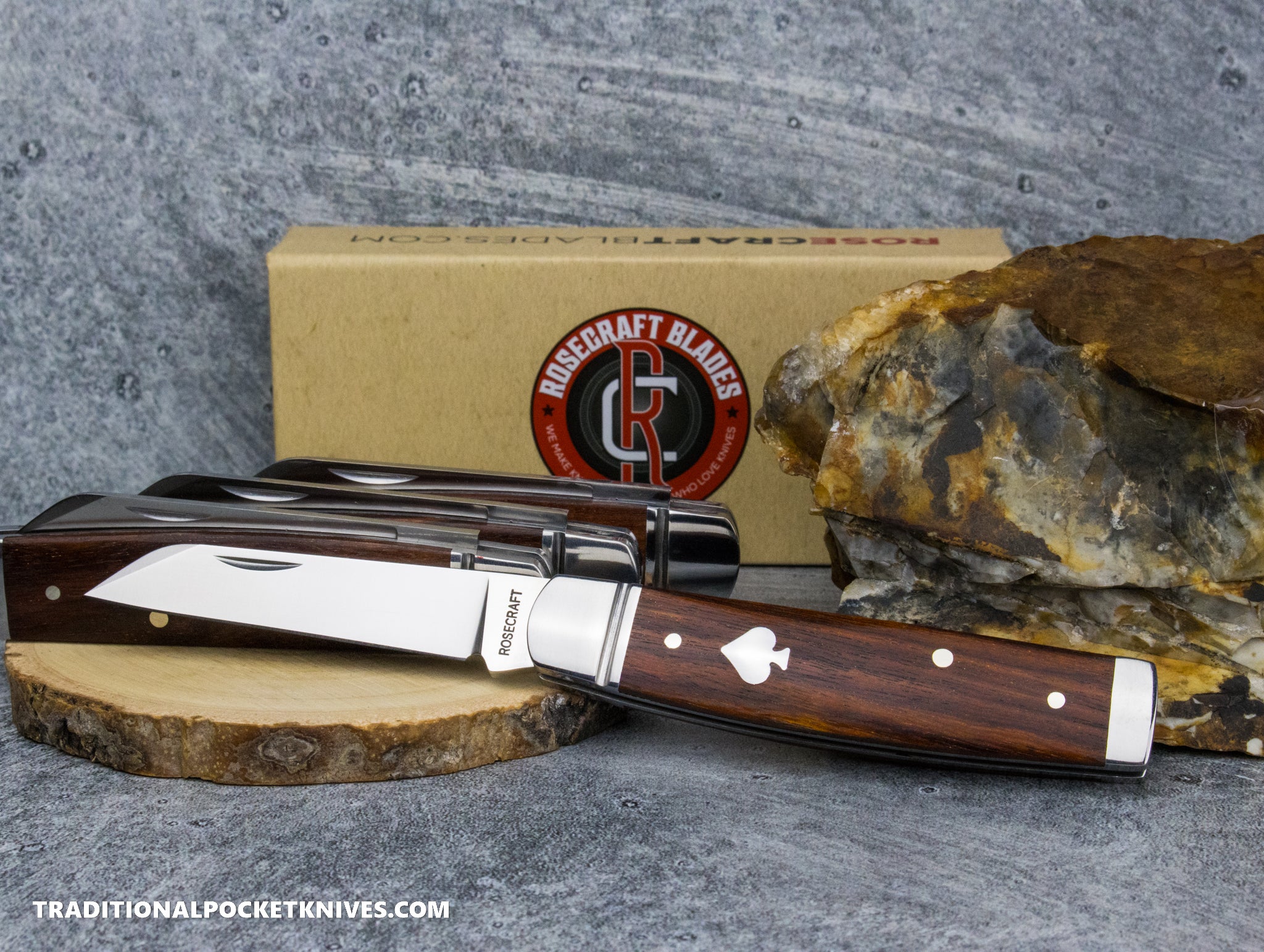 RoseCraft Blades Sweetwater Creek Senator Red Sandalwood (RCT021