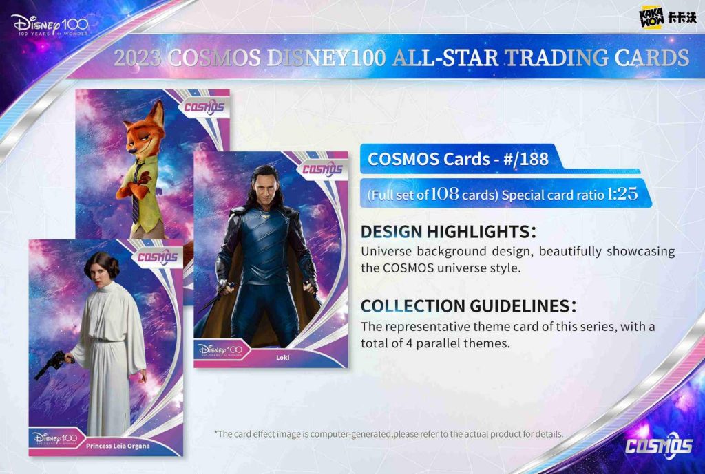 2023 KAKAWOW COSMOS DISNEY100 ALL-STAR TRADING CARDS【製品情報