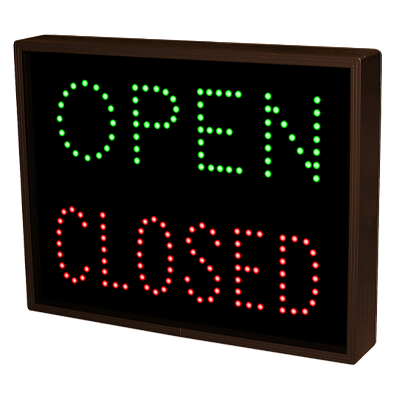 OPEN | CLOSED LED Sign (Backlit) - 14