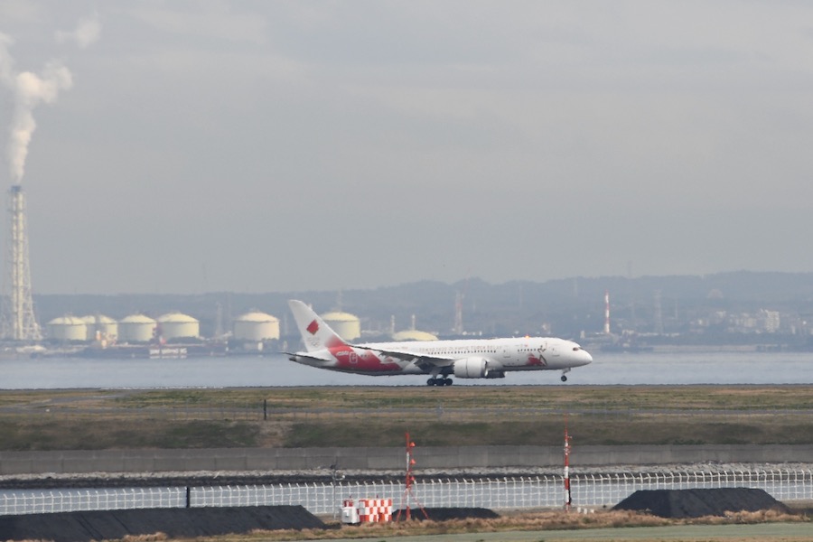 JAL・ANA共同の五輪聖火輸送機「TOKYO 2020号」、羽田に到着 - TRAICY