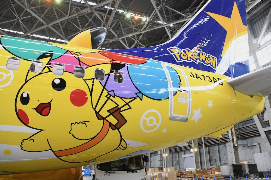 スカイマークの「ピカチュウジェット」、3月に約2週間運休 機体整備で