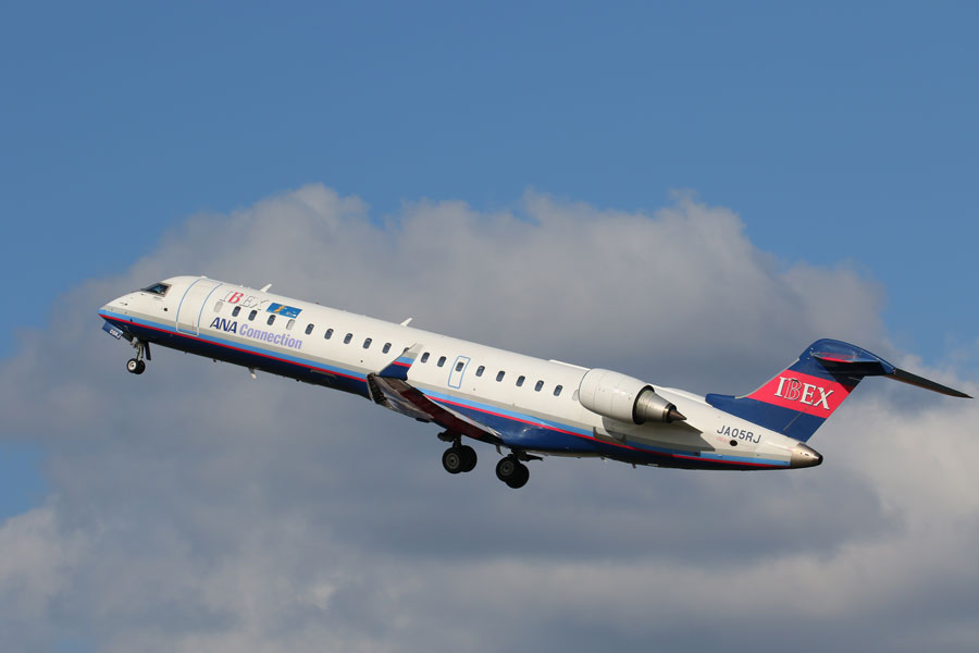 IBEX airlines CRJ700 中古 エアライン製年賀状 IBEXエアラインズ 2017