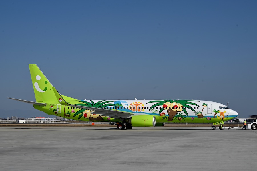 Solaseed 737-800 ソラシドエア JA803X ナッシー ポケモン フォト