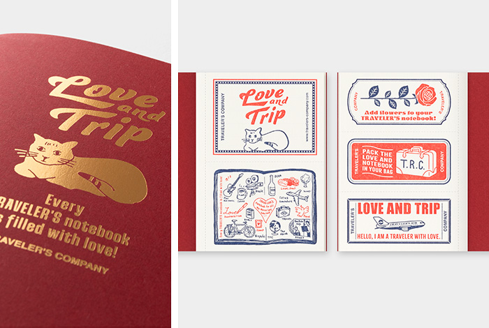 TRAVELER'S notebook LOVE AND TRIP | TRAVELER'S COMPANY