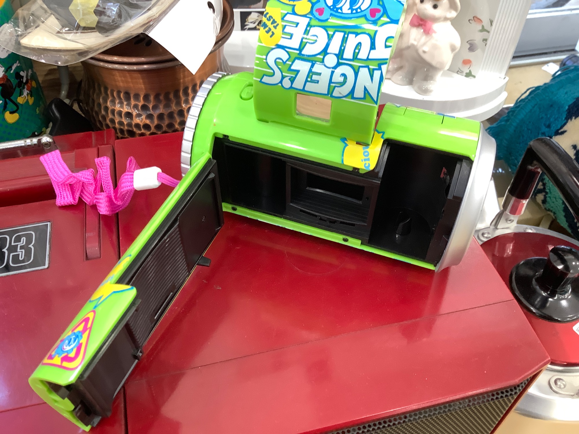 スマホで購入】エンジェルブルー 缶ジュースフィルムカメラ 入荷致し