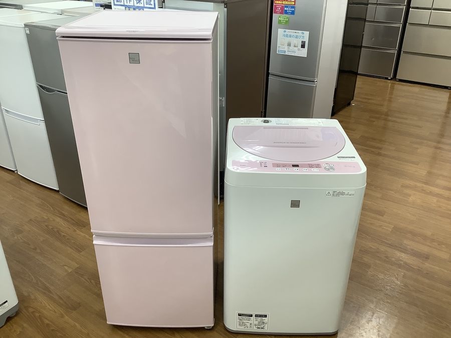 keyward（キーワード）ピンクの冷蔵庫、洗濯機が入荷しました【川越店