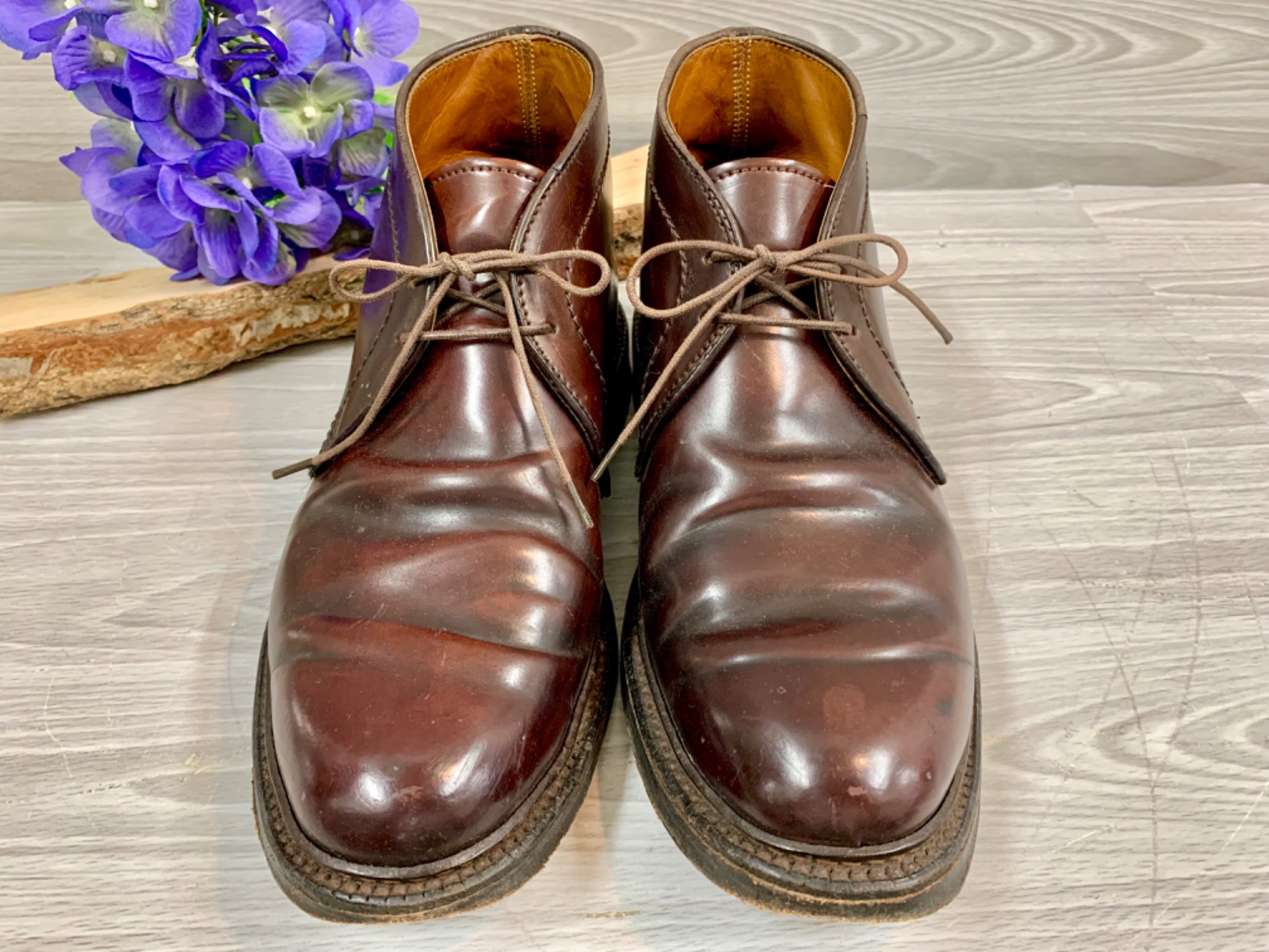 スマホで購入』ALDEN (オールデン) コードバンチャッカブーツ ブラウン