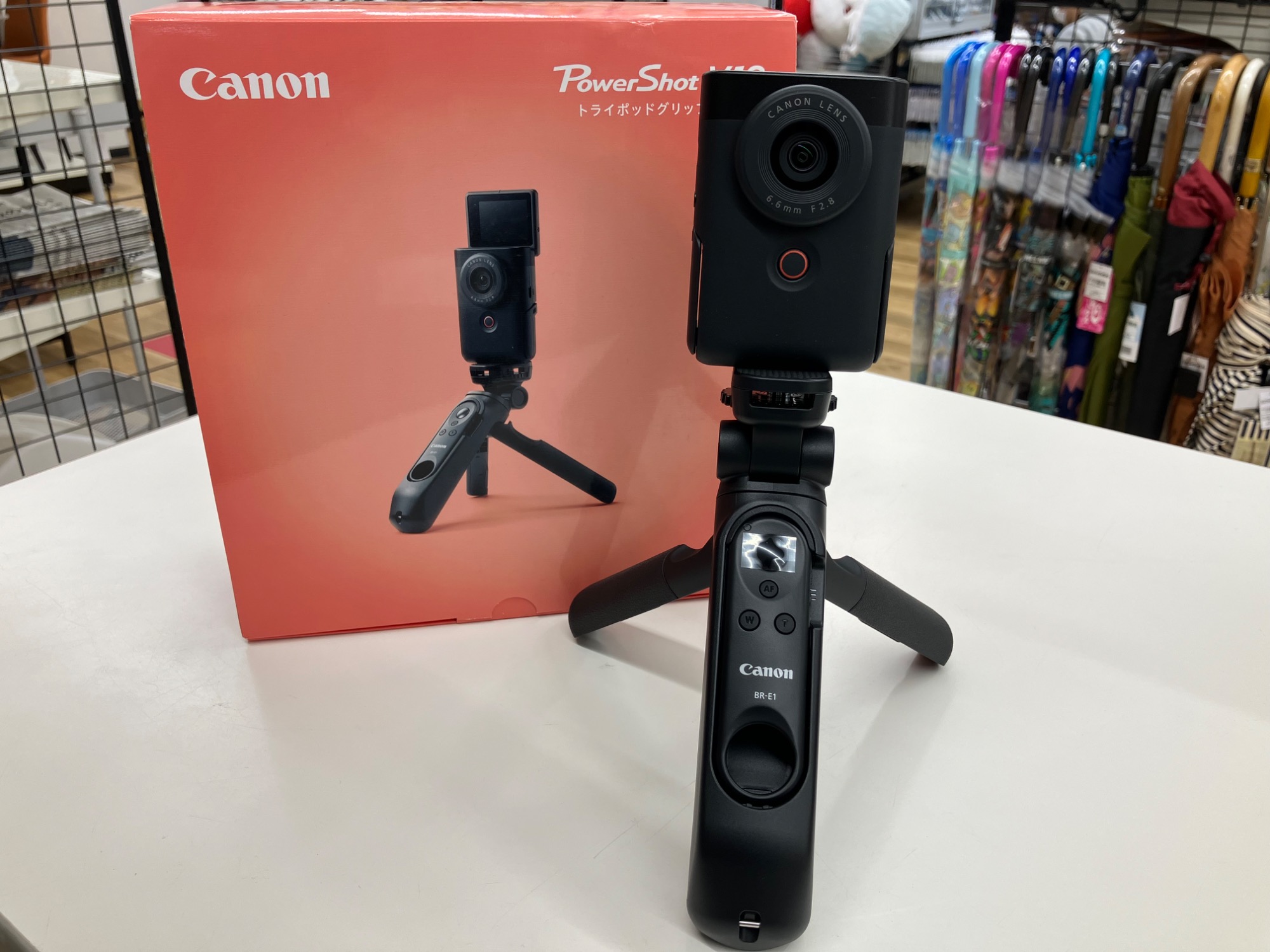 Canon(キャノン)PowerShot V10 トライポッドグリップキットが入荷