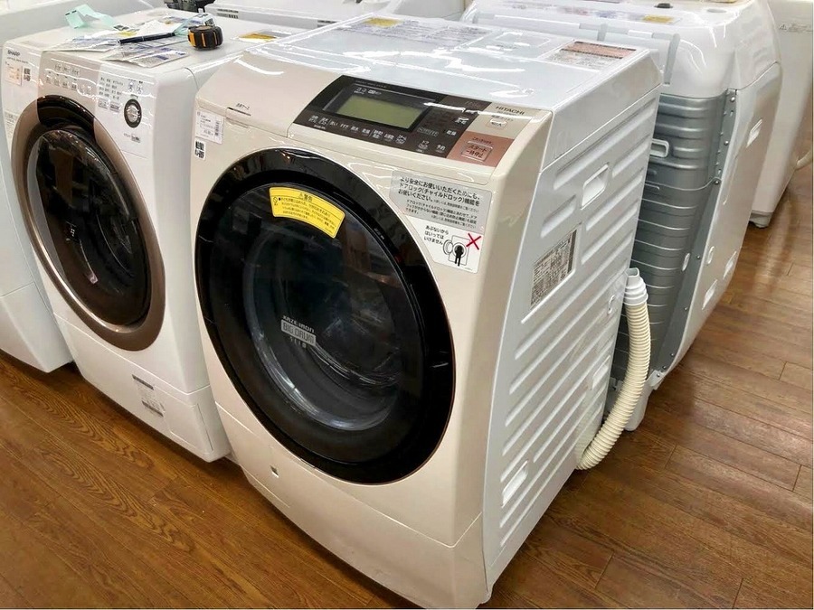 温水ナイアガラ洗浄♪」 日立のドラム式洗濯機入荷しました♪｜2019年