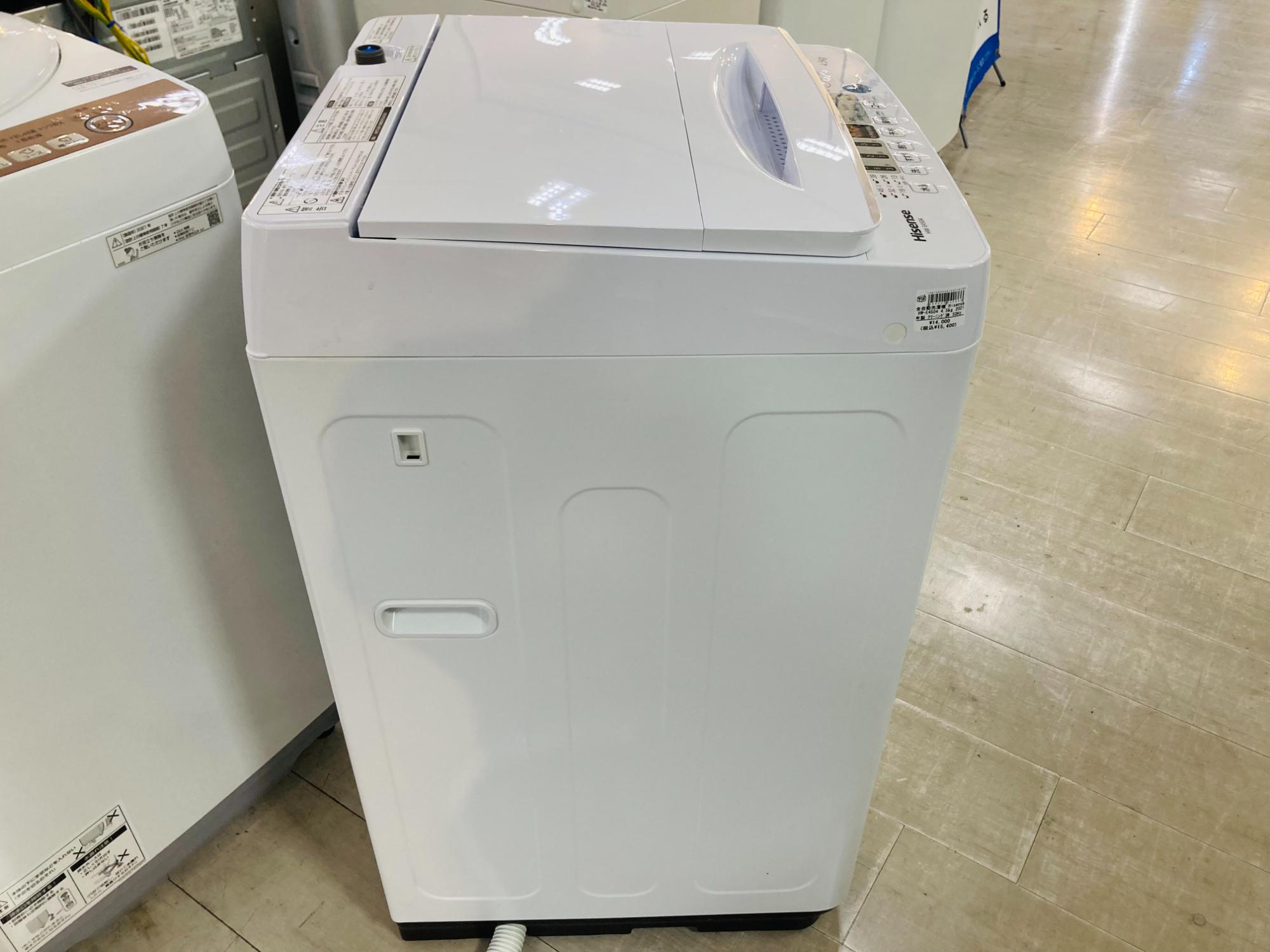 全自動洗濯機多数展示中！！】Hisense（ハイセンス）の全自動洗濯機の