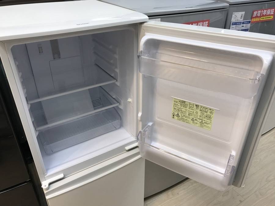 SHARP(シャープ)の2ドア冷蔵庫「SJ-D14B-W」をご紹介！｜2018年03月31