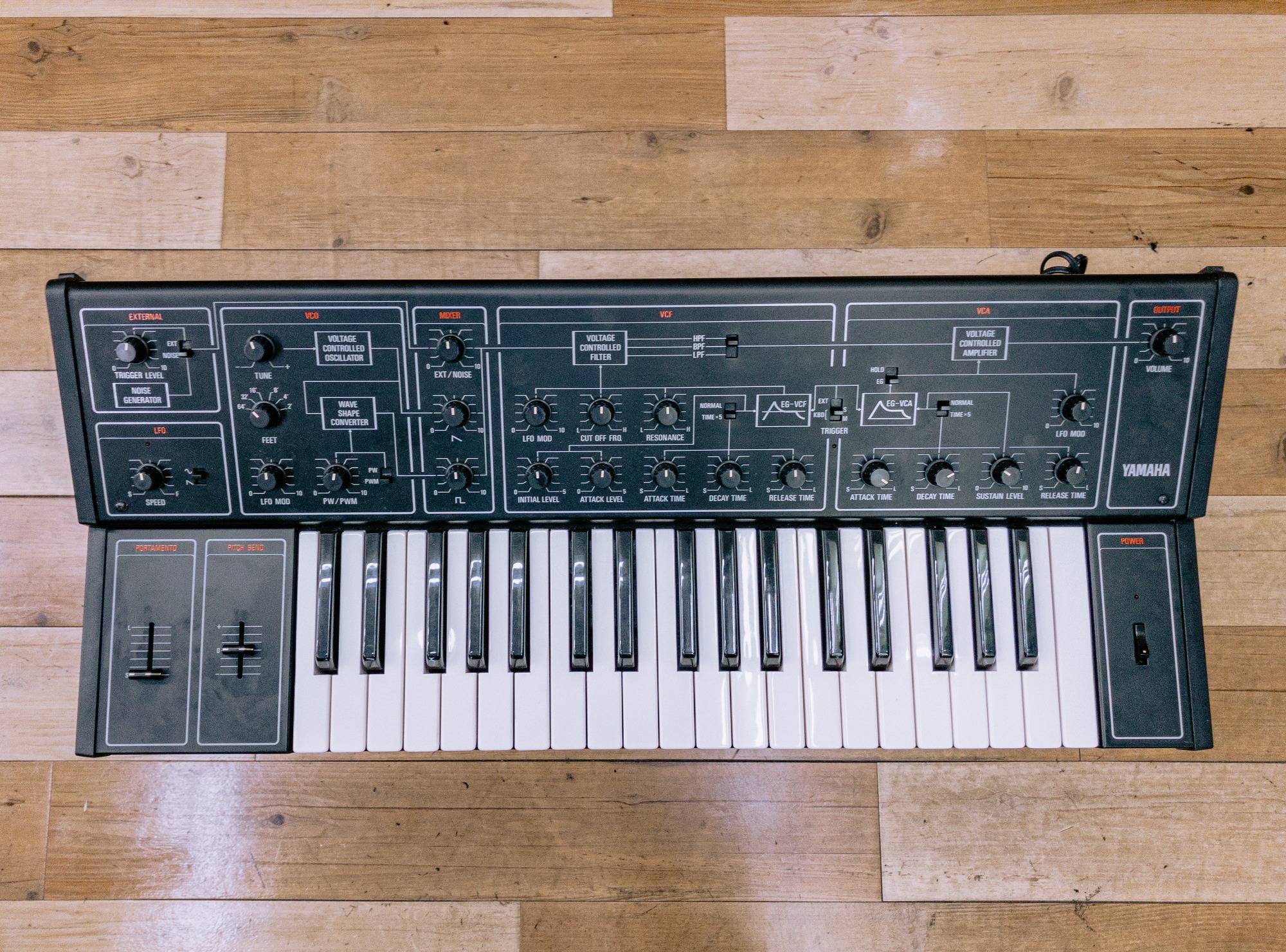 yamaha cs-5 アナログ シンセサイザー 整備済み 美品 中古品 YAMAHA CS