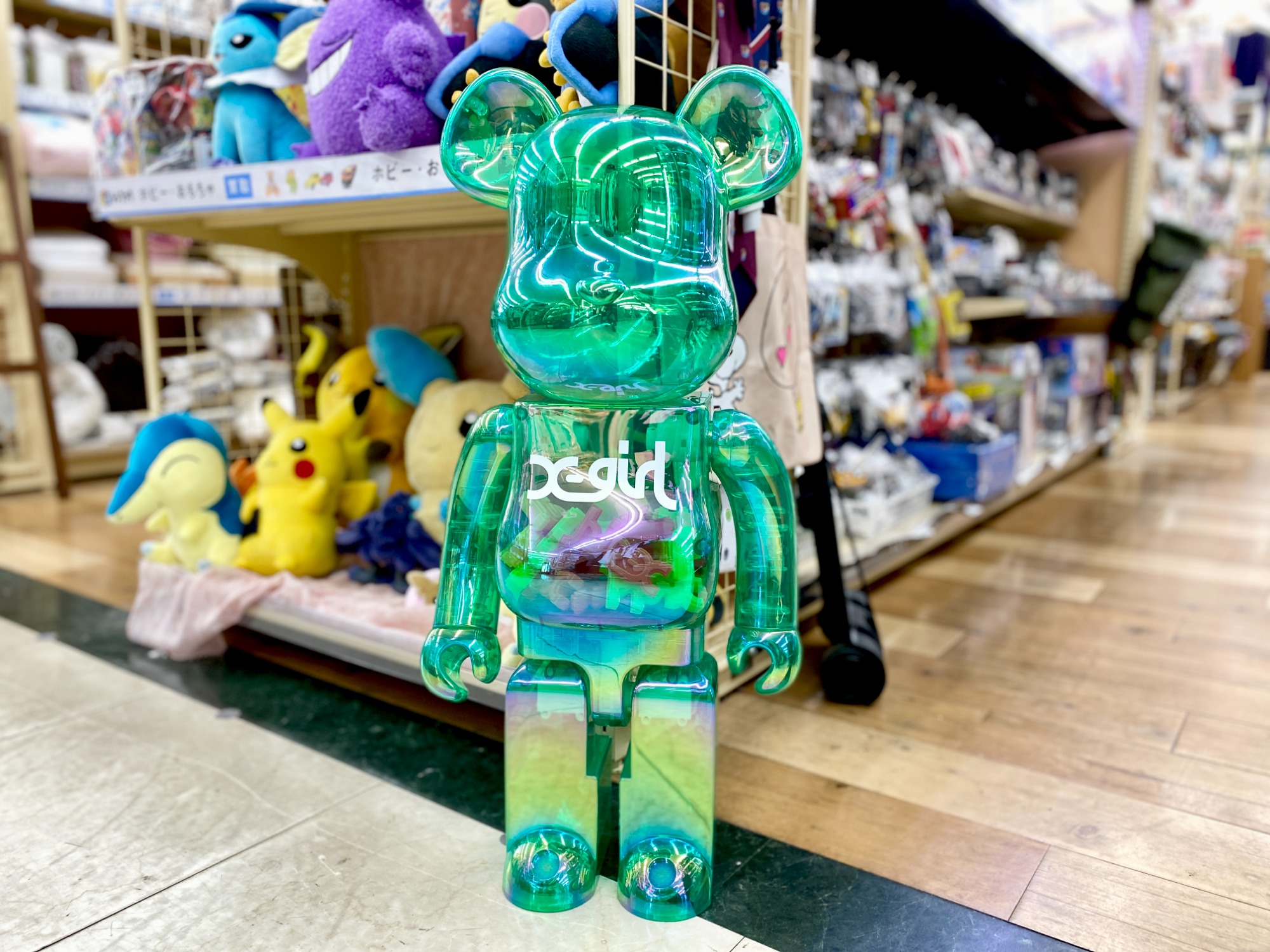 MEDICOM TOY(メディコムトイ) BE@RBRICK X-girl CLEAR GREEN(ベア