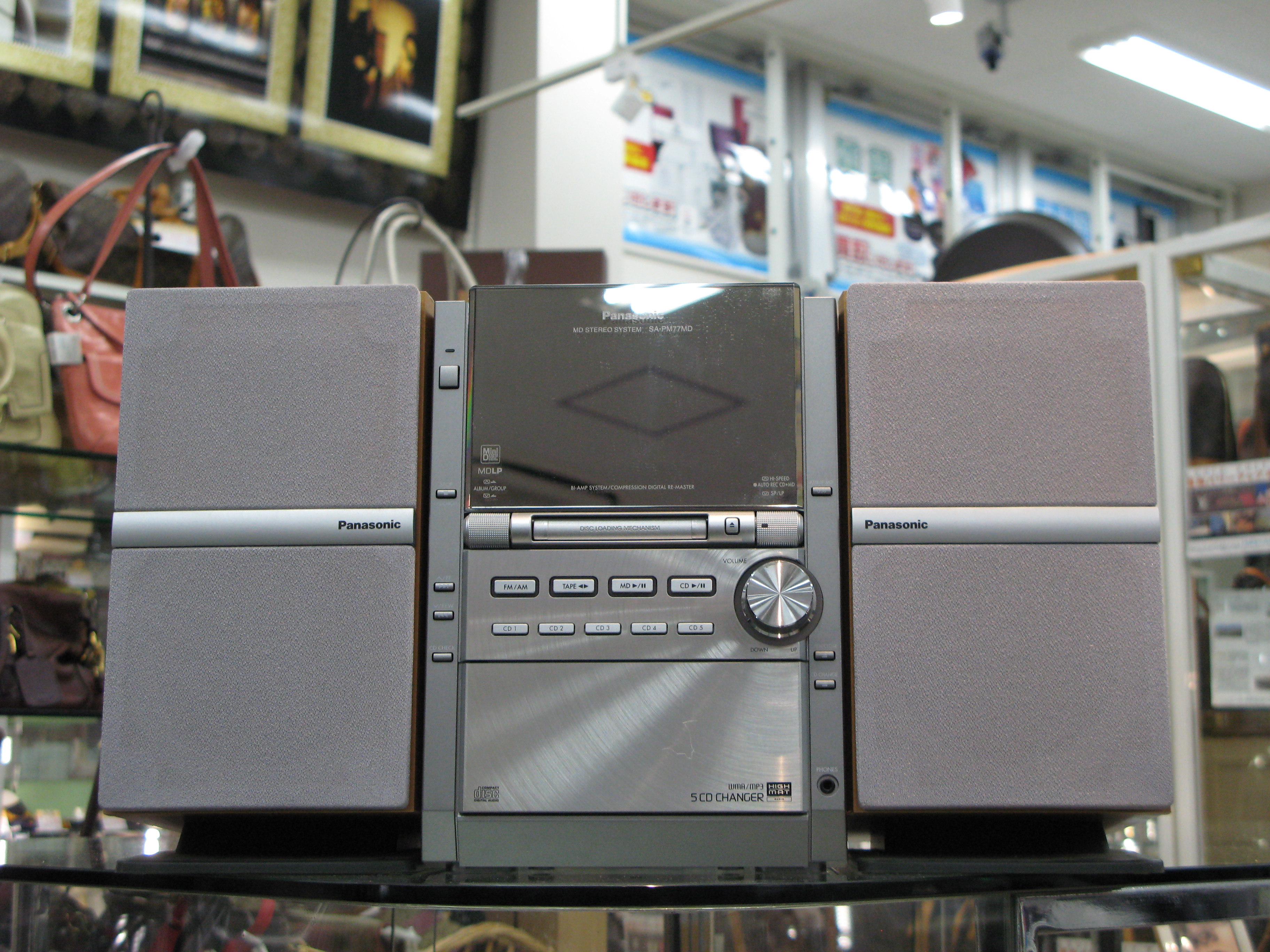 本日の一品 Panasonic MDステレオシステム SC-PM77MD | トレジャー