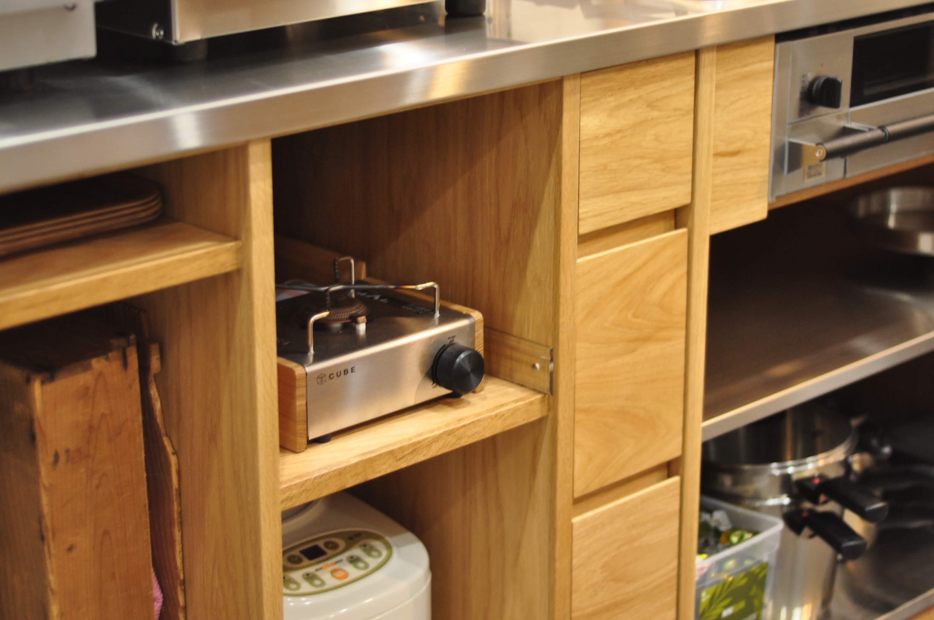 ダブルシンクで半業務用厨房みたいなL型キッチン 5140 - オーダー