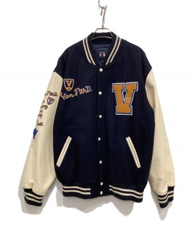 中古・古着通販】VAN JAC (ヴァン・ヂャケット) レザー切替スタジャン