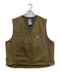中古・古着通販】CarHartt (カーハート) ダックベスト ブラウン サイズ